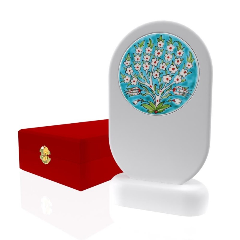 CP 134 Wooden Award With Ceramic Glaze