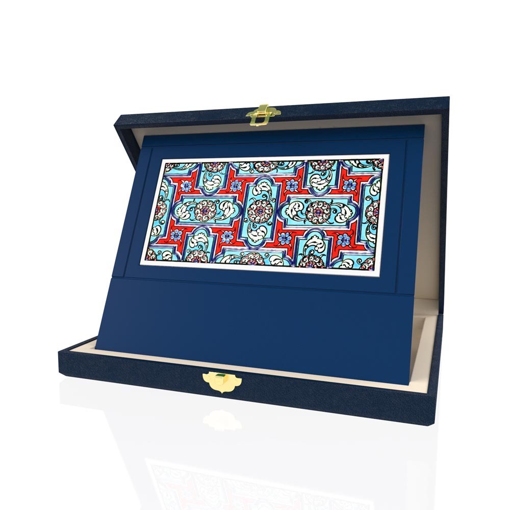 CP 136 Çinili Ahşap Plaket