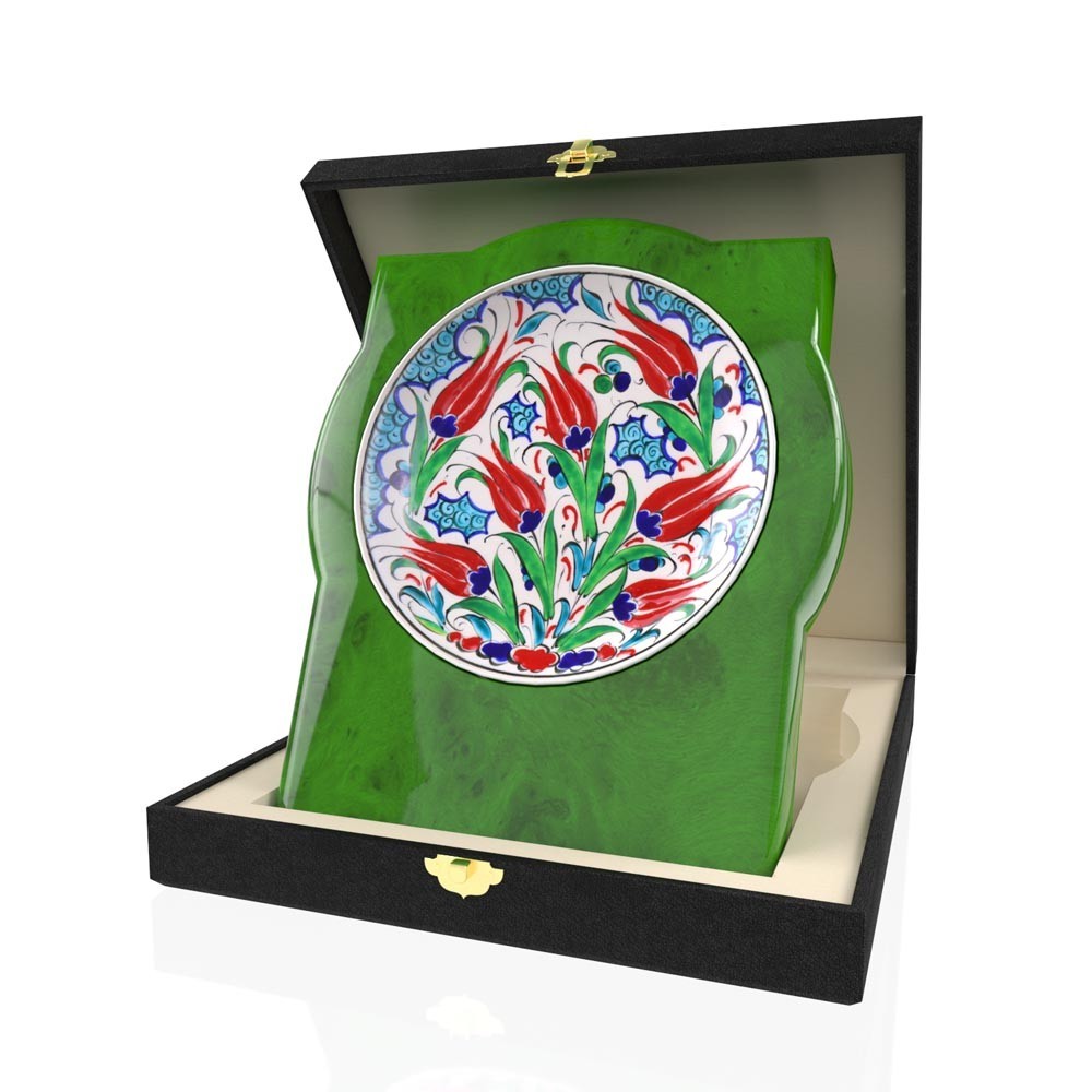 CP 139 Wooden Award With Ceramic Glaze