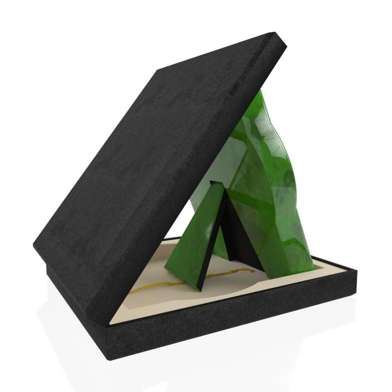 CP 139 Wooden Award With Ceramic Glaze