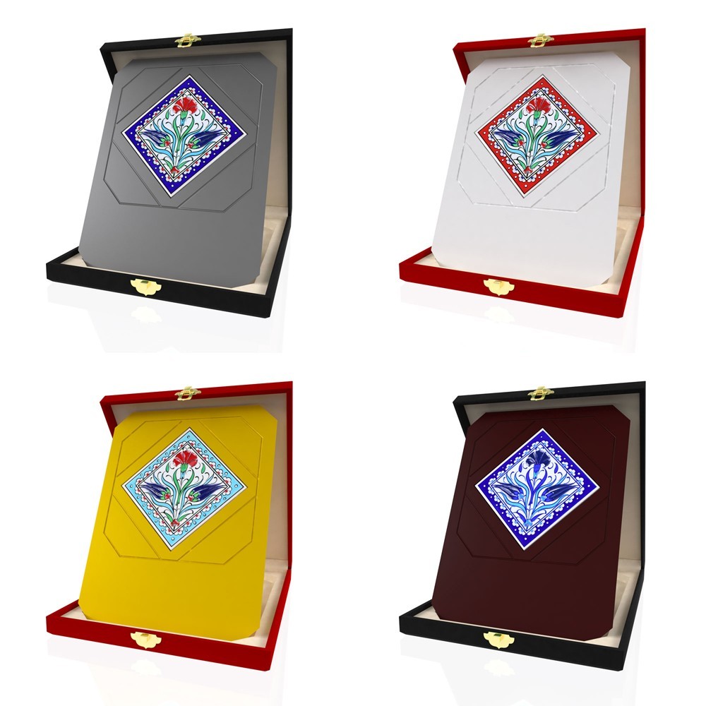 CP 102 Çinili Ahşap Plaket 2