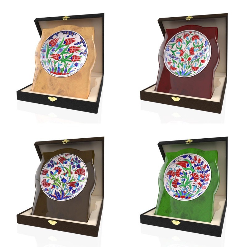CP 139 Wooden Award With Ceramic Glaze