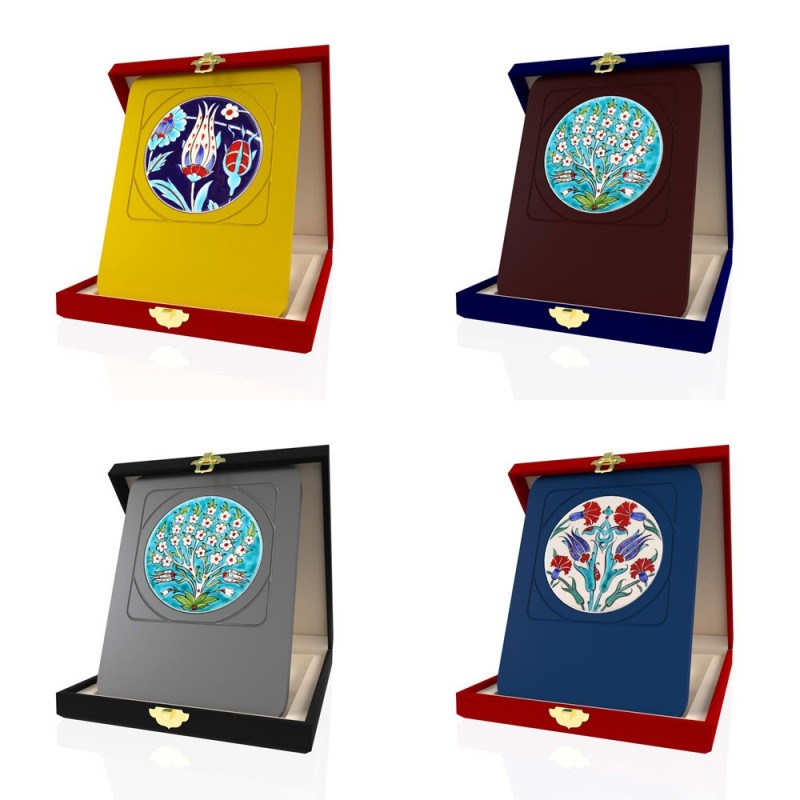 CP 135 Çinili Ahşap Plaket