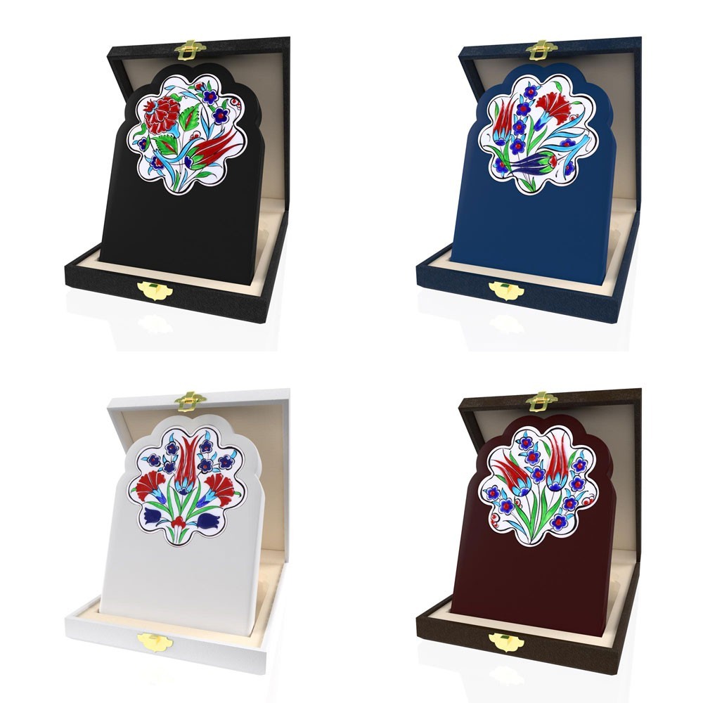 CP 125 Çinili Ahşap Plaket 2