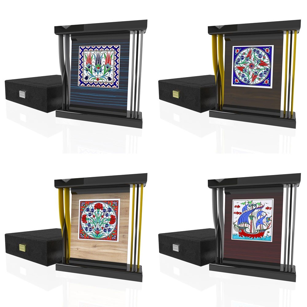 CP 112 Çinili Ahşap Plaket 2