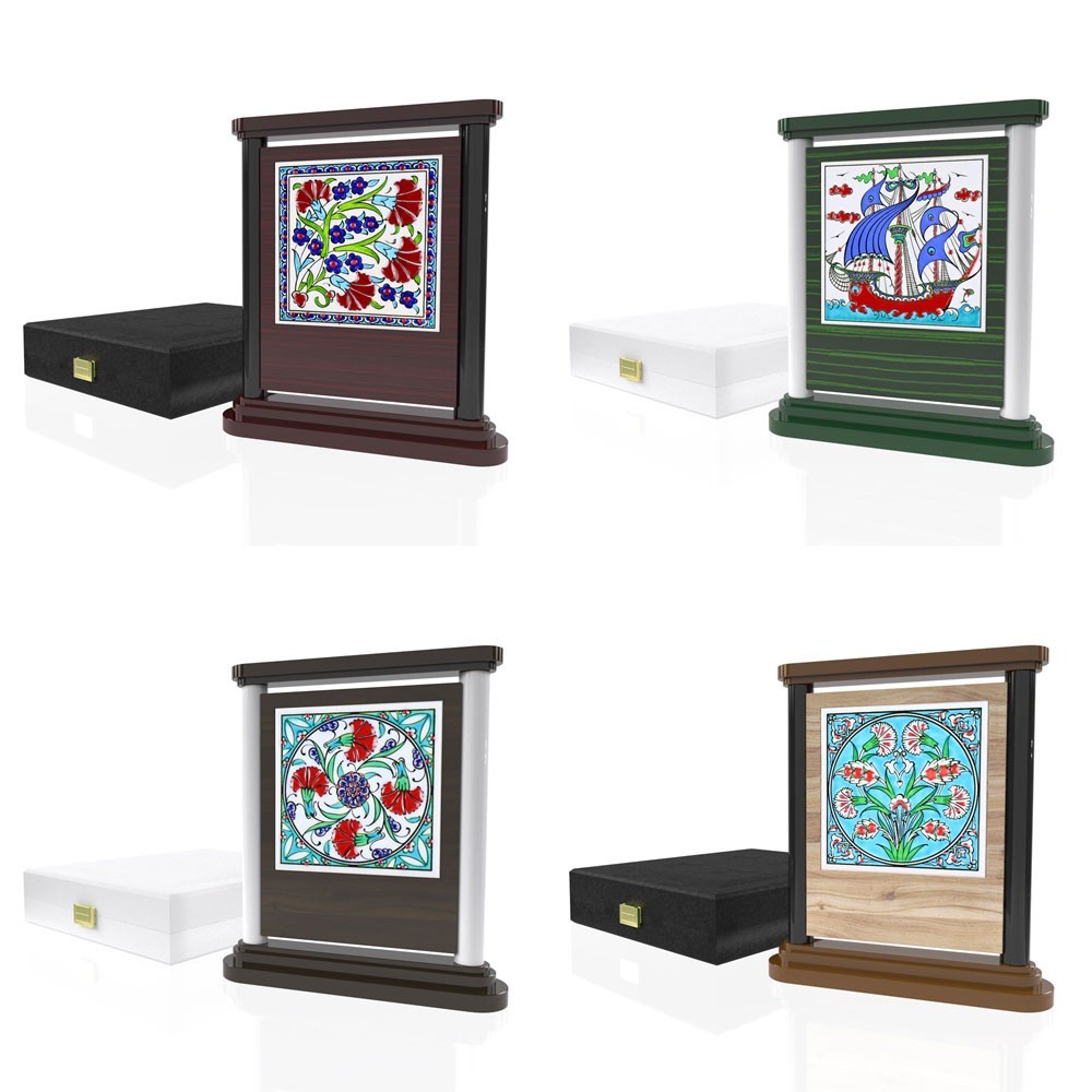 CP 107 Wooden Award With Ceramic Glaze 2