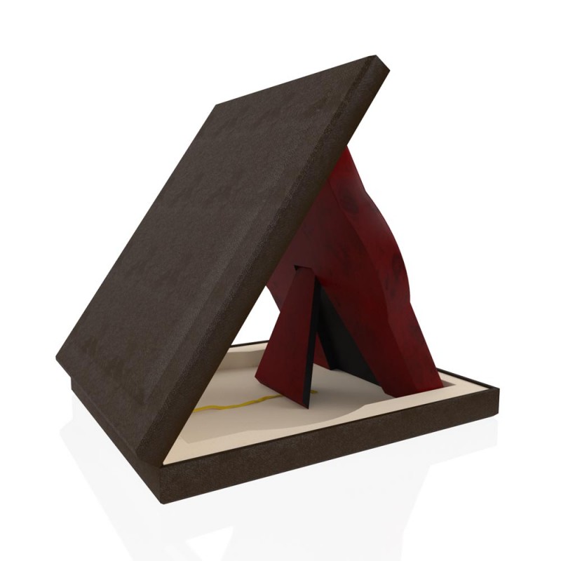 CP 142 Wooden Award With Ceramic Glaze