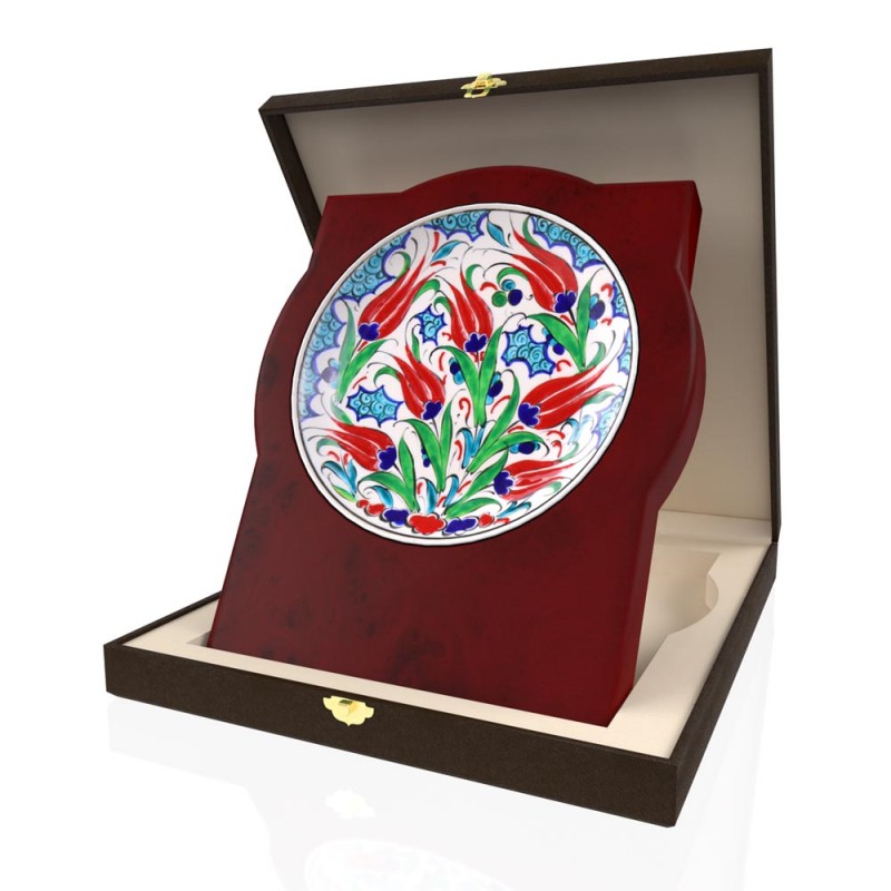 CP 142 Wooden Award With Ceramic Glaze