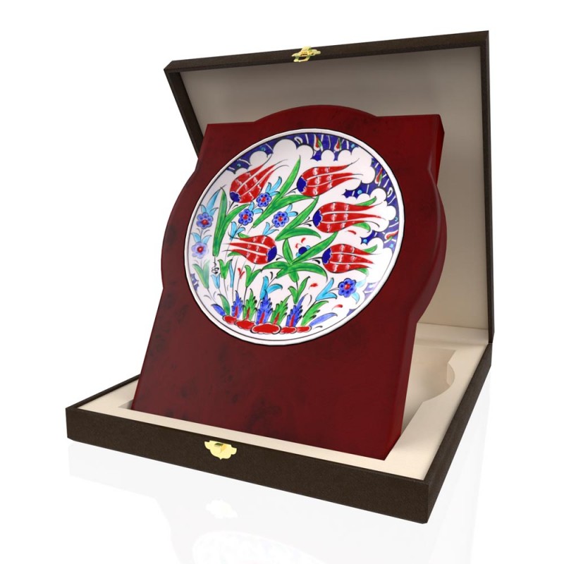 CP 142 Wooden Award With Ceramic Glaze