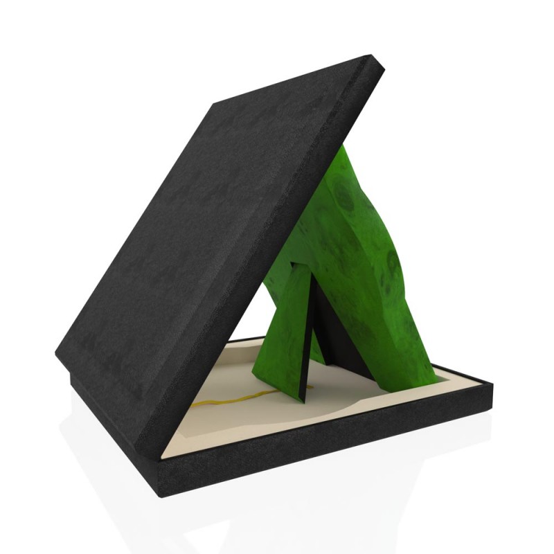 CP 142 Wooden Award With Ceramic Glaze